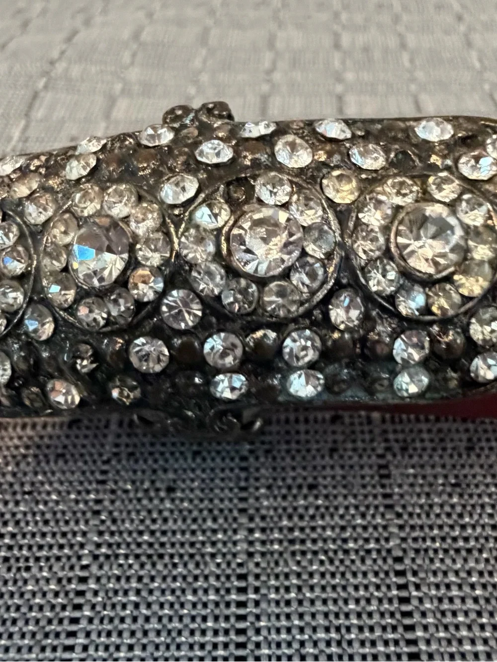 Vintage Rhinestone Embellished Ring
